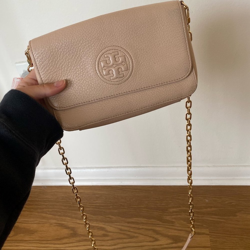 Tan Tory Burch Crossbody